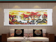 新装修的房子,客厅要不要挂个名家字画呢?