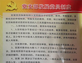 中共兰州市名家字画收藏协会党支部发展党员制度